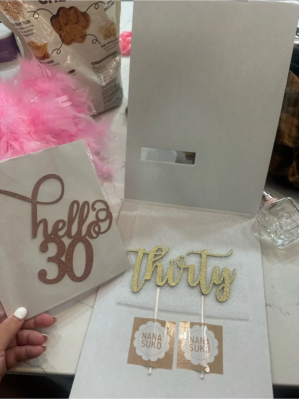 'Thirty' Cake Topper - Party Decoration